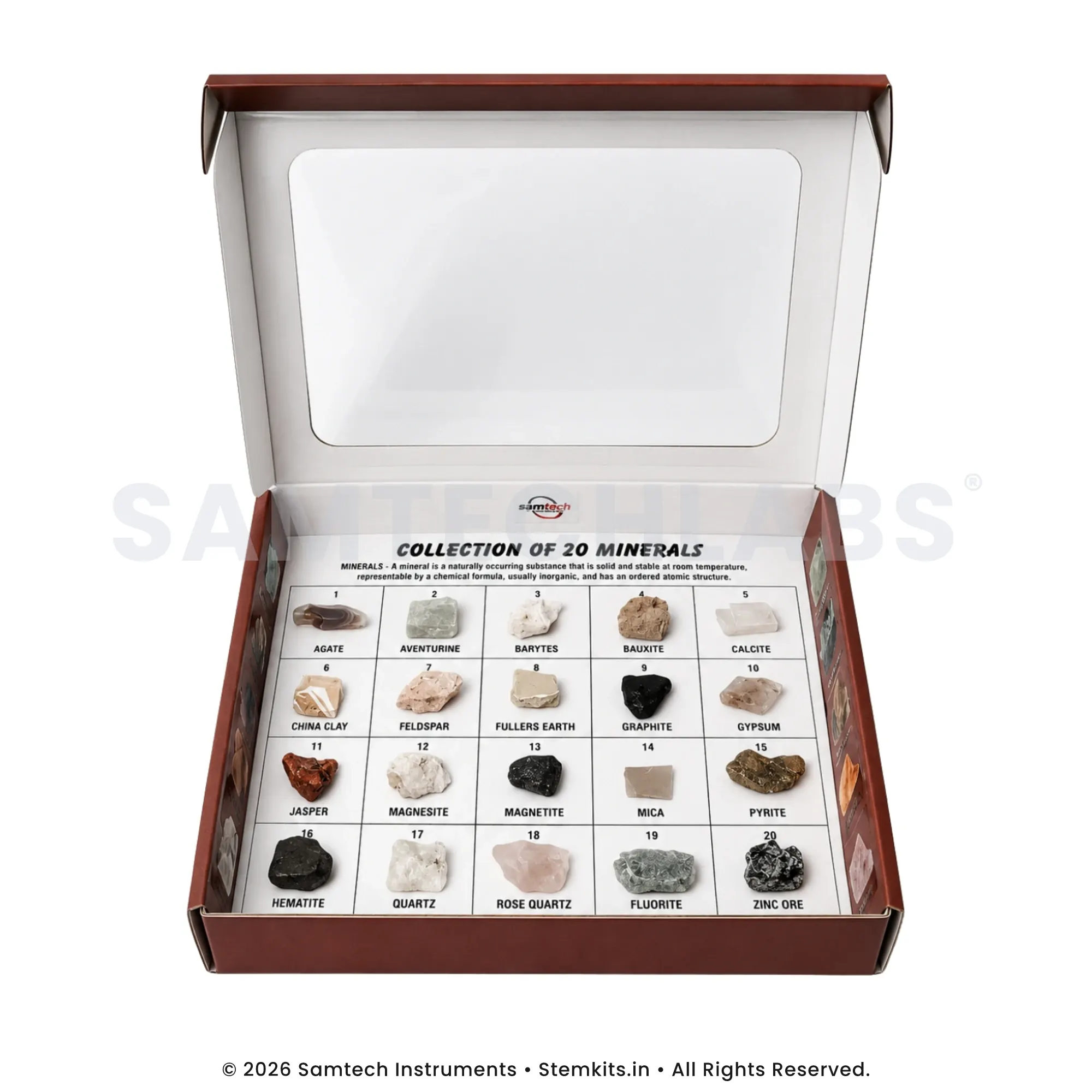 Minerals Set of 20 manufacturer in India